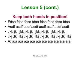 Touch Typing | PPT