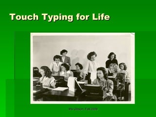 Touch Typing for Life 