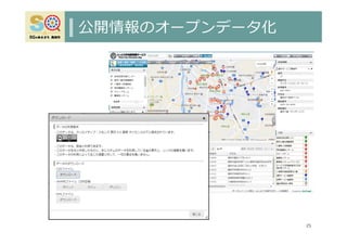 公開情報のオープンデータ化
25
 