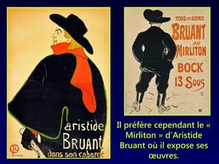 Toulouse Lautrec aToulouse Lautrec a
toujours mené une vietoujours mené une vie
sexuelle débridée.sexuelle débridée.
Famil...