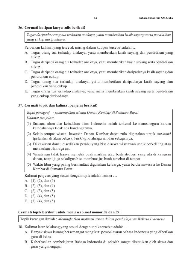 To Un 2015 Bhs Indonesia A