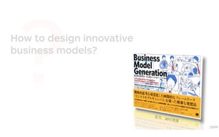 ? 2009
How to design innovative
business models?
百万、30の言語
 