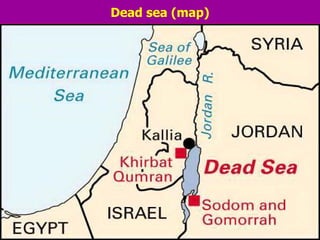 Dead sea (map) 