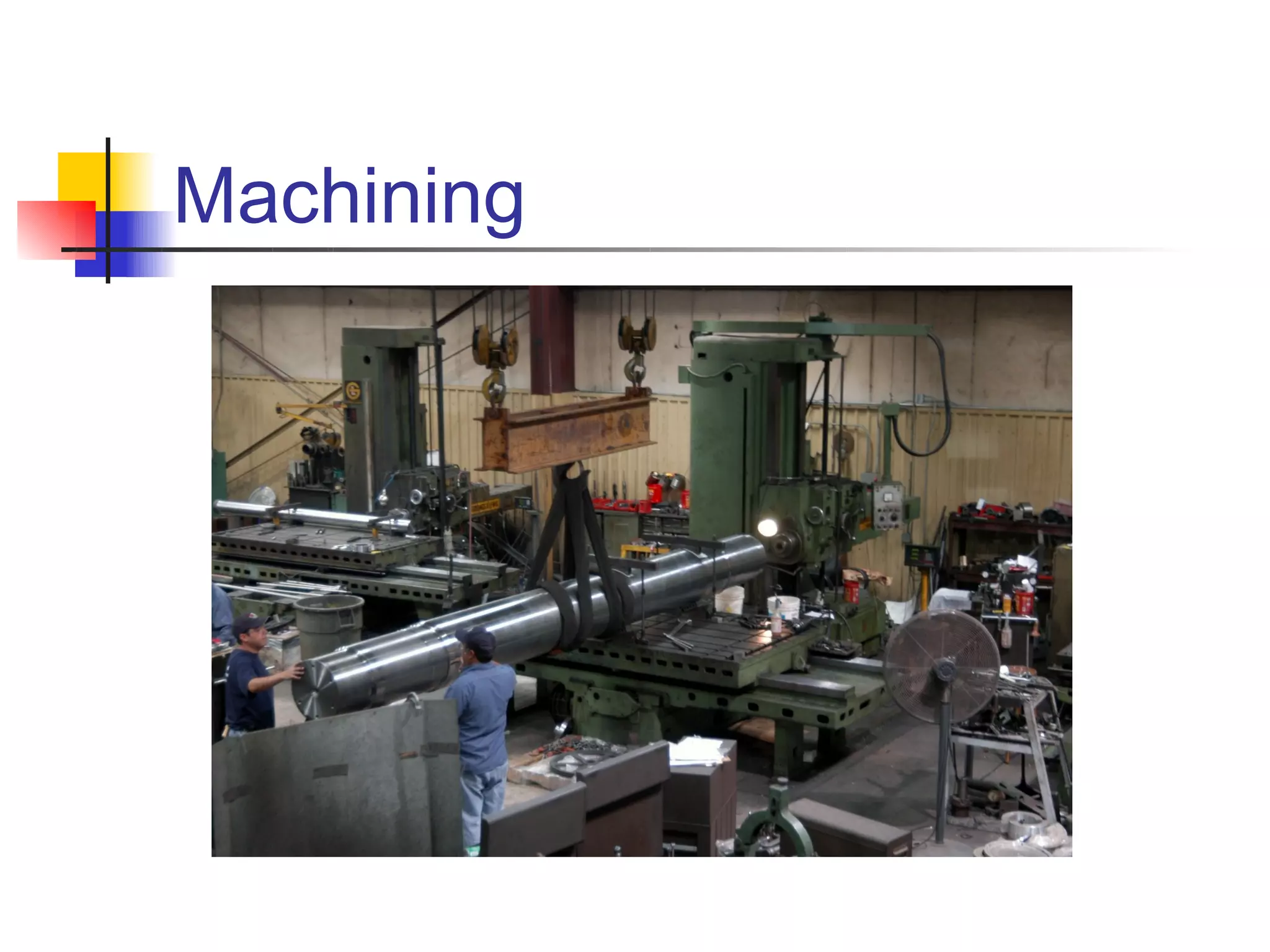 Machining
 