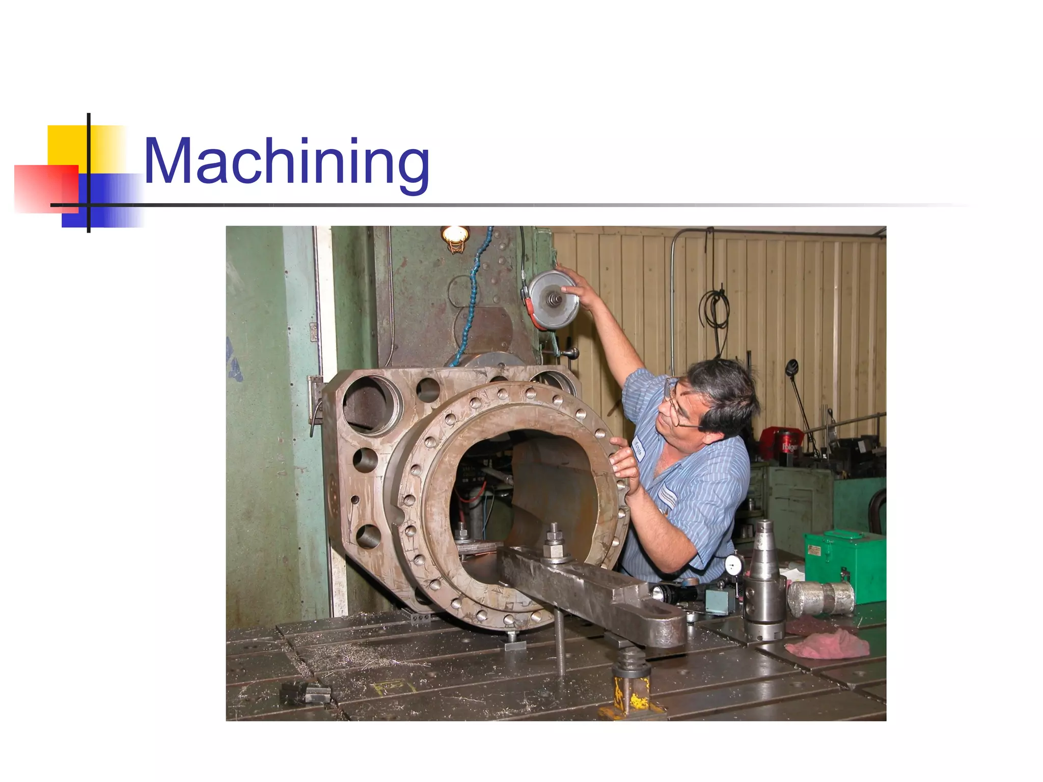 Machining
 