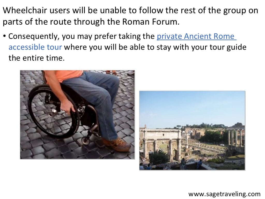 Ancient Rome Wheelchair Accessible Guided Tour