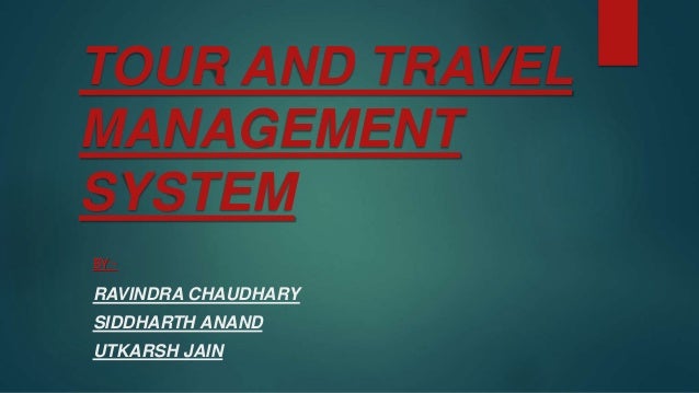 Tour And Travel Management System