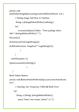 Informatics Practices Project on Tour and travels | DOCX