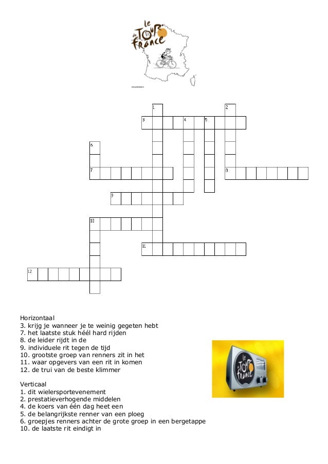 Spiksplinternieuw Tour de france puzzel. GM-71