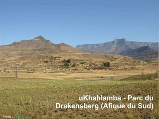 uKhahlamba - Parc du Drakensberg (Afique du Sud) Photo :  Arutemu   