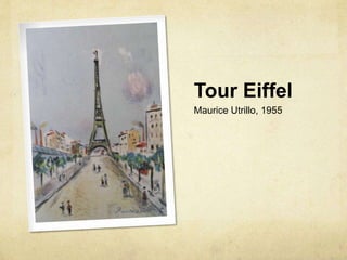 Tour Eiffel
Maurice Utrillo, 1955
 