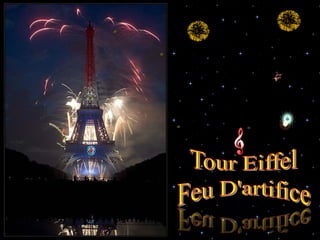 Feux d'artifice à la Tour Eiffel