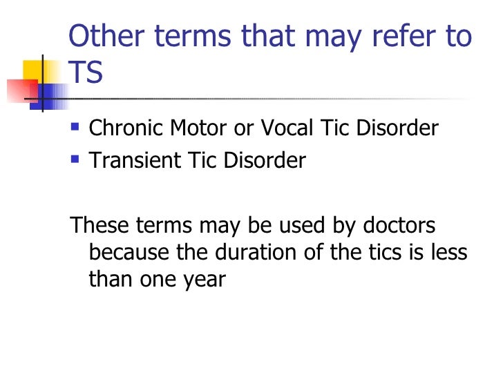 overview of tourette syndrome Comments price: free this publication provides an overview of tourette syndrome, including common symptoms, diagnosis, and available therapies also discussed is ninds-funded research to increase scientific understanding of tourette syndrome. overview of tourette syndrome Comments price: free this publication provides an overview of tourette syndrome, including common symptoms, diagnosis, and available therapies also discussed is ninds-funded research to increase scientific understanding of tourette syndrome.