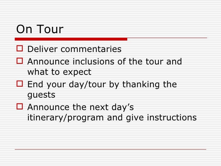 tour-guiding