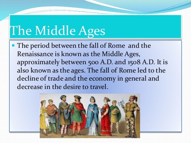history of tour guiding in middle age