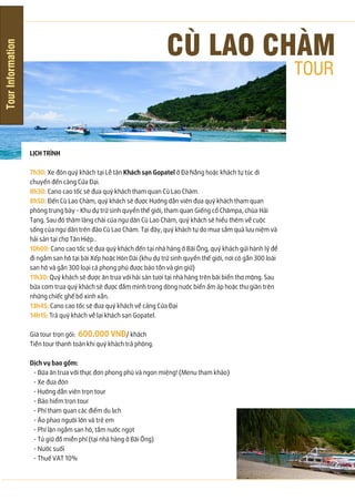 Tour infomation thuhuong