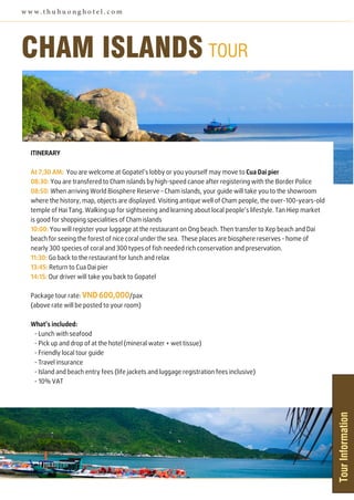 Tour infomation thuhuong