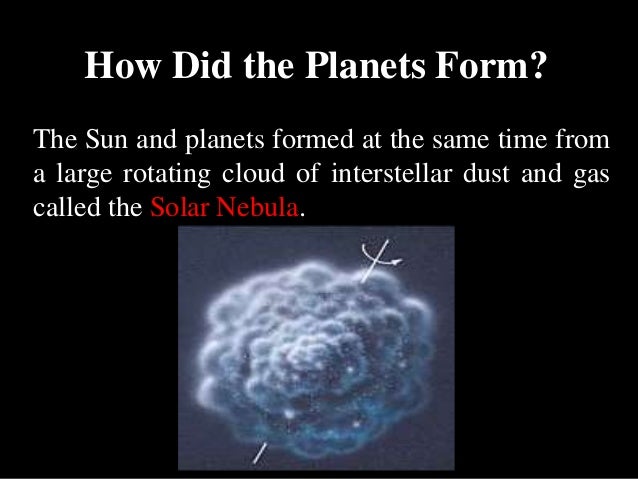 touring our solar system astronomy how planets form