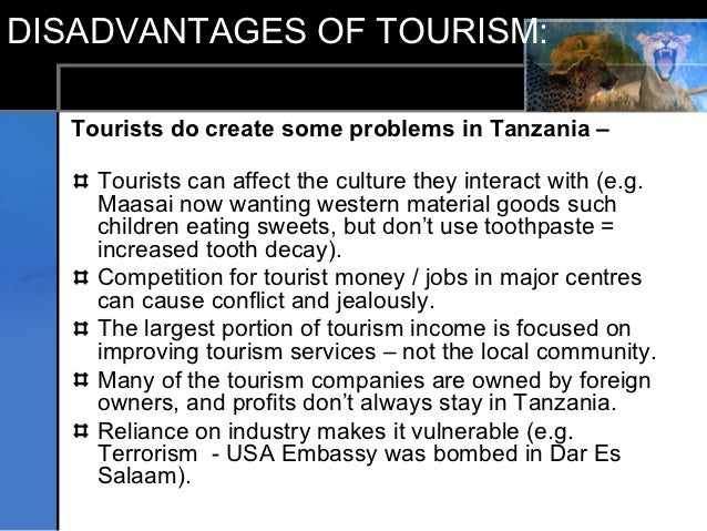 advantages and disadvantages of tourism