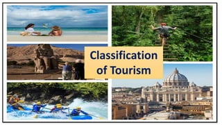 Classification
of Tourism
 