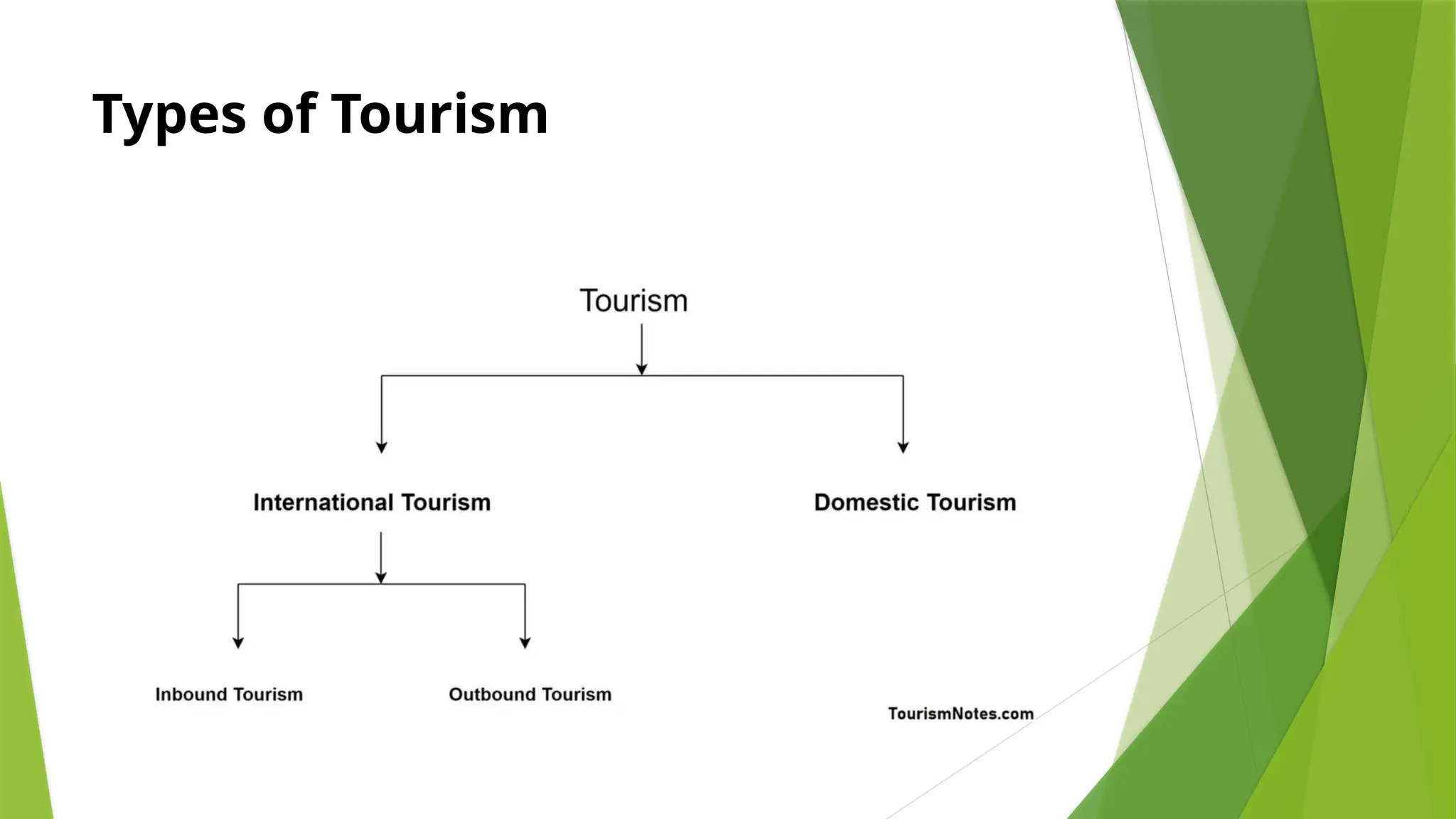 Types of Tourism
 