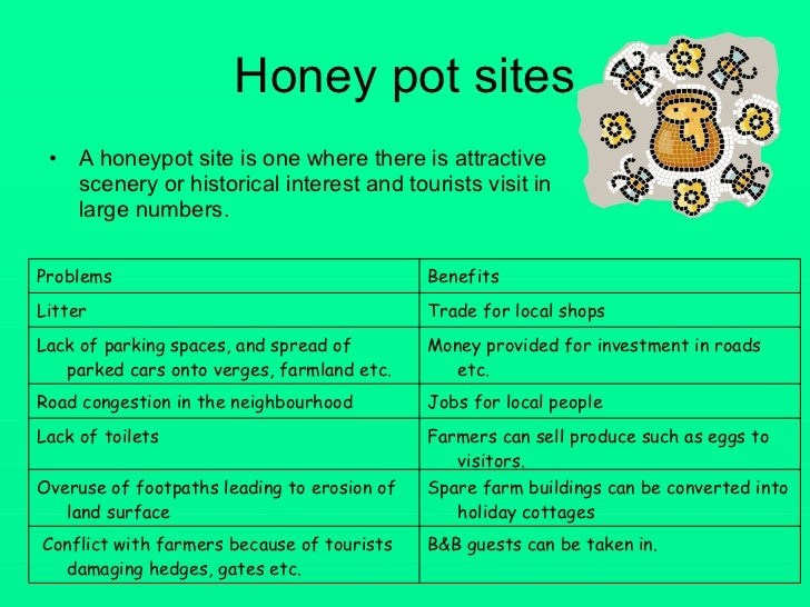 what is honey pot tourism