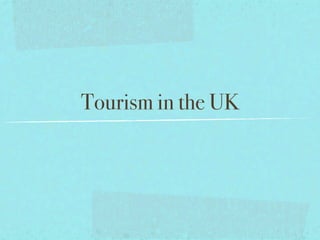 Tourism and development presentations