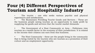 Tourism and Hospitality Overview in the Philippines | PPTX