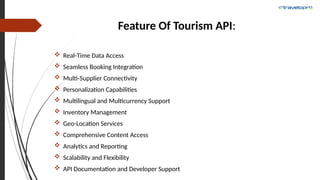 Tourism API | Tour API | Tour Packages API | PPTX