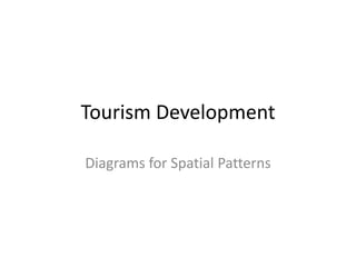 Tourism Development
Diagrams for Spatial Patterns
 