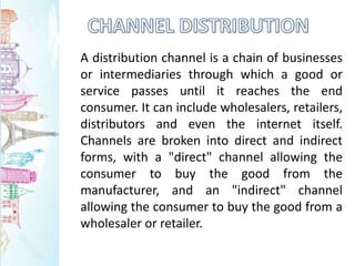 Tourism Distribution Channel | PPTX