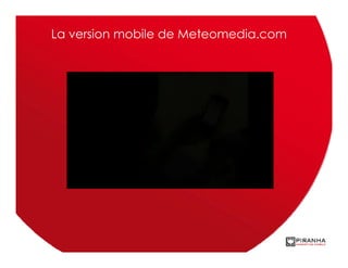 La version mobile de Meteomedia.com
 