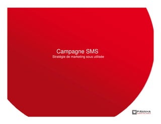 Campagne de SMS


Le SMS, support de communication universel

• 100% des terminaux compatibles.

• 92% des messages reçus ...