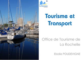Office de Tourisme de
La Rochelle
Elodie POUDEVIGNE
 