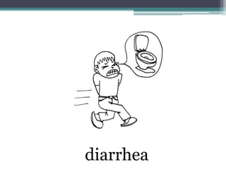diarrhea
 