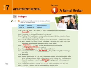 How’s life
45
Nice move
insider tip
Be aware
brokerage
fee
highly recommend
 