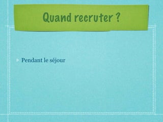 Tourisme et Relation Durable