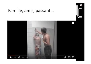 Famille,	amis,	passant…	
 