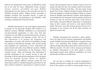 Tourism for the physically disabled | PDF