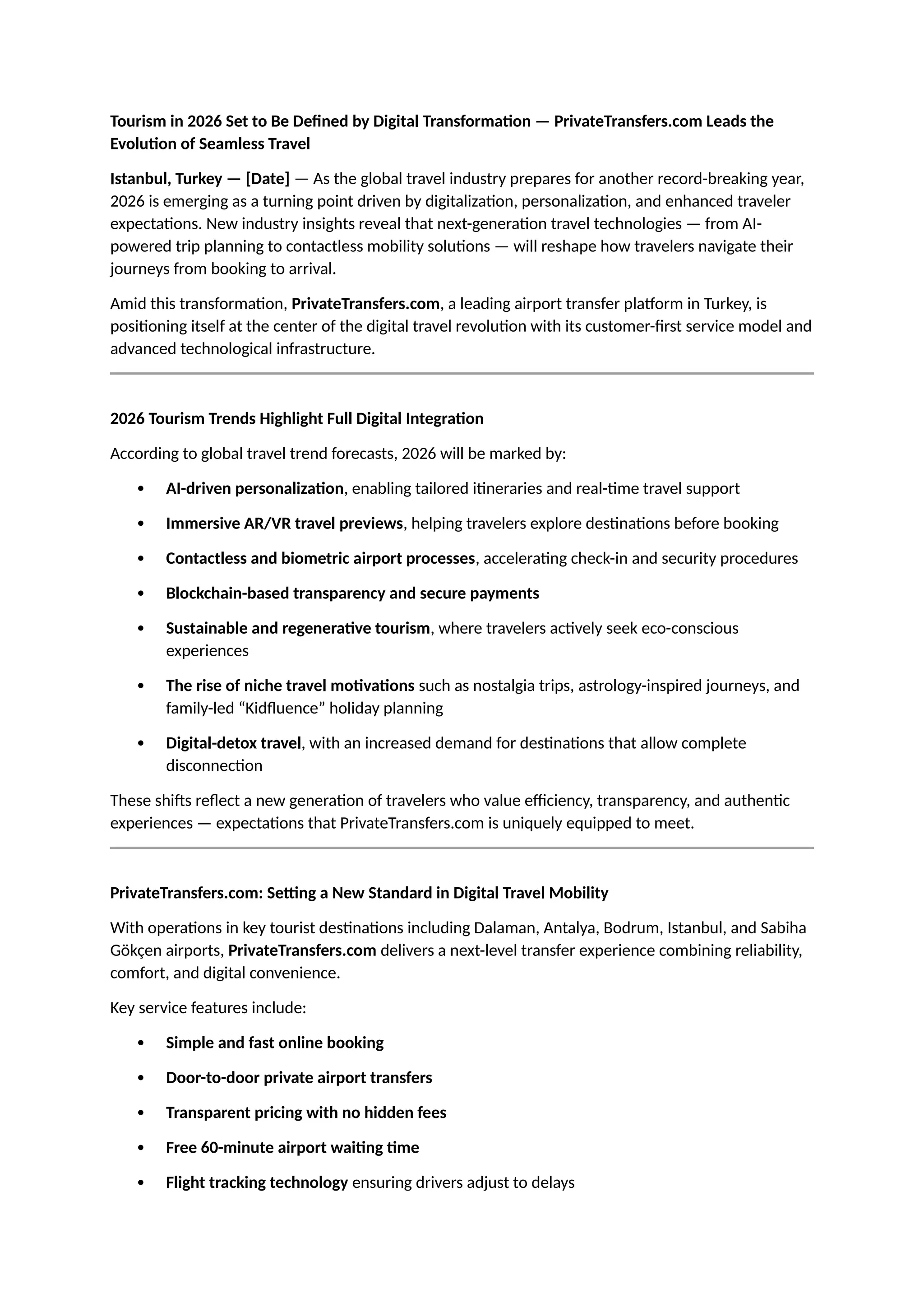 Tourism in 2026 Set to Be Defined by Digital Transformation.docx