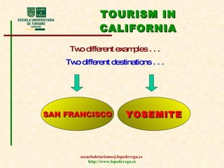 Tourism In California | PPT