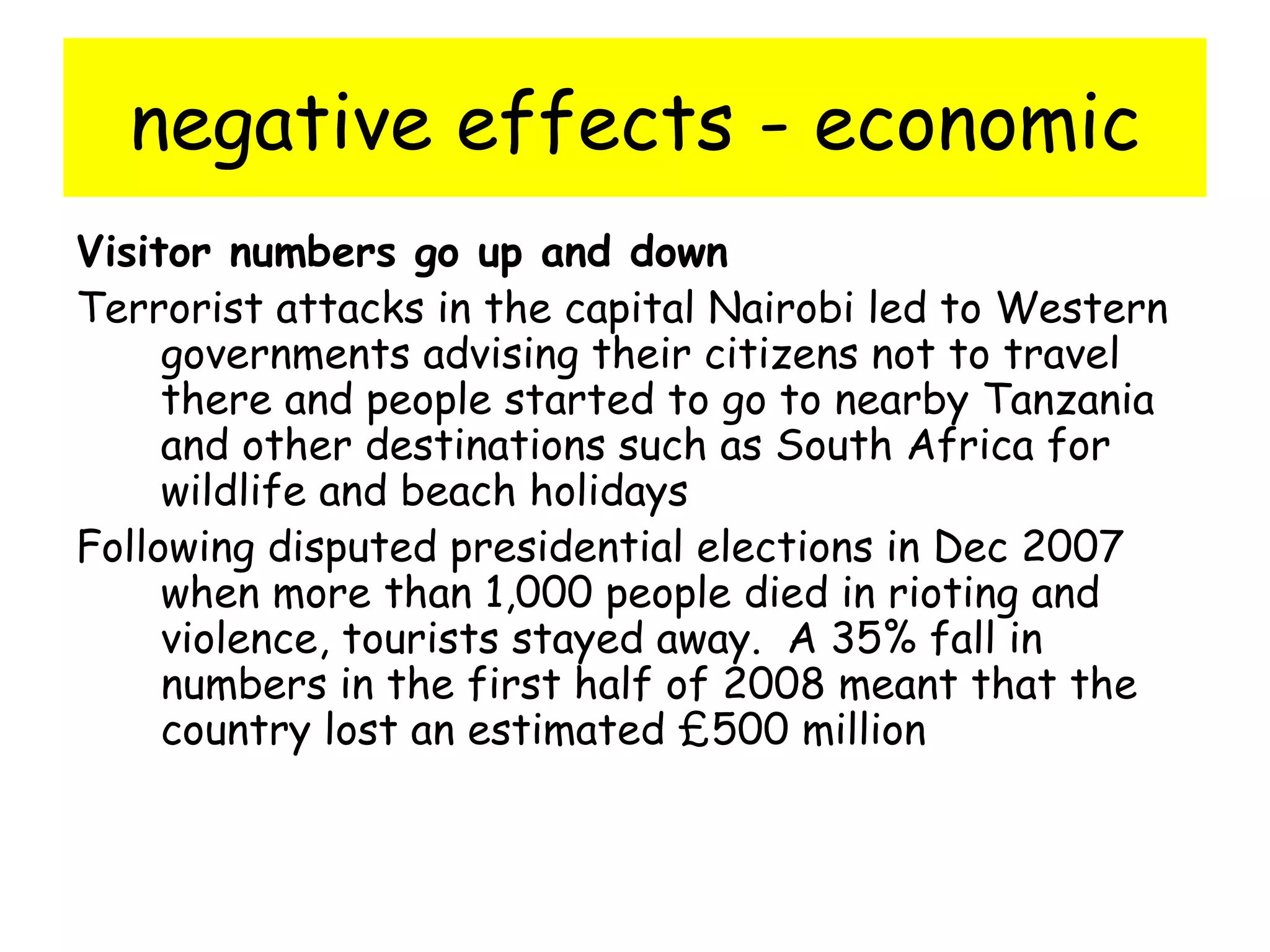 Negative effects of tourism in africa 60 photos - Travelerscast.com