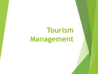 Tourism
Management
 