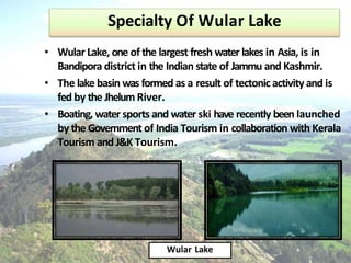 tourism management ppt welcome to Jammu and Kashmir heaven on earth | PPTX