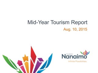 Mid-Year Tourism Report
Aug. 10, 2015
Special Open Council Meeting
2015-AUG-10
Supplemental Item
 