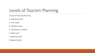 Tourism planning in India | PPTX