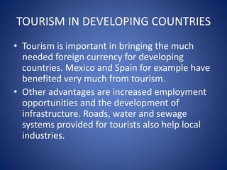 Tourism planning and development (Introduction) | PPTX