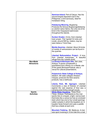 PULA WATERFALLS - red-tinted water cascades. 2 kms. away from poblacion of San Remegio. 