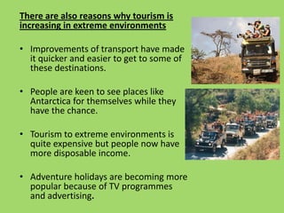 There are plans to make sure the Lake district continues to attract tourists.The official tourism strategy for Cumbria is to attract an extra 2 million visitors by 2018.Public transport will be improved to make it more accessible.There is to be widespread advertising.Farms will be encouraged to provide services such as quad biking, clay pigeon shooting and archery alongside traditional farming.Timeshare developments are to be increased.