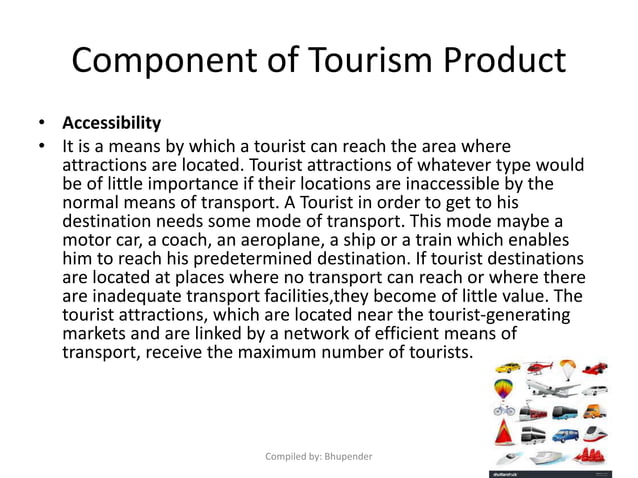 Tourism Product PPT